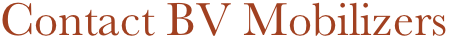 Contact BV Mobilizers