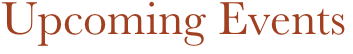Upcoming Events